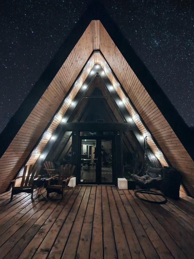 Nordik Cabin - Aframe With 2 Bedrooms Mărişel Dış mekan fotoğraf